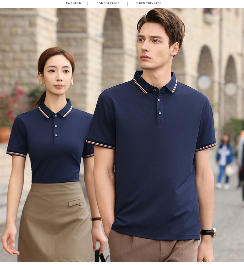 夏季短袖polo衫工作服定製T恤印logo班服定做文化衫工衣團建服diy-夏季工作服訂製 