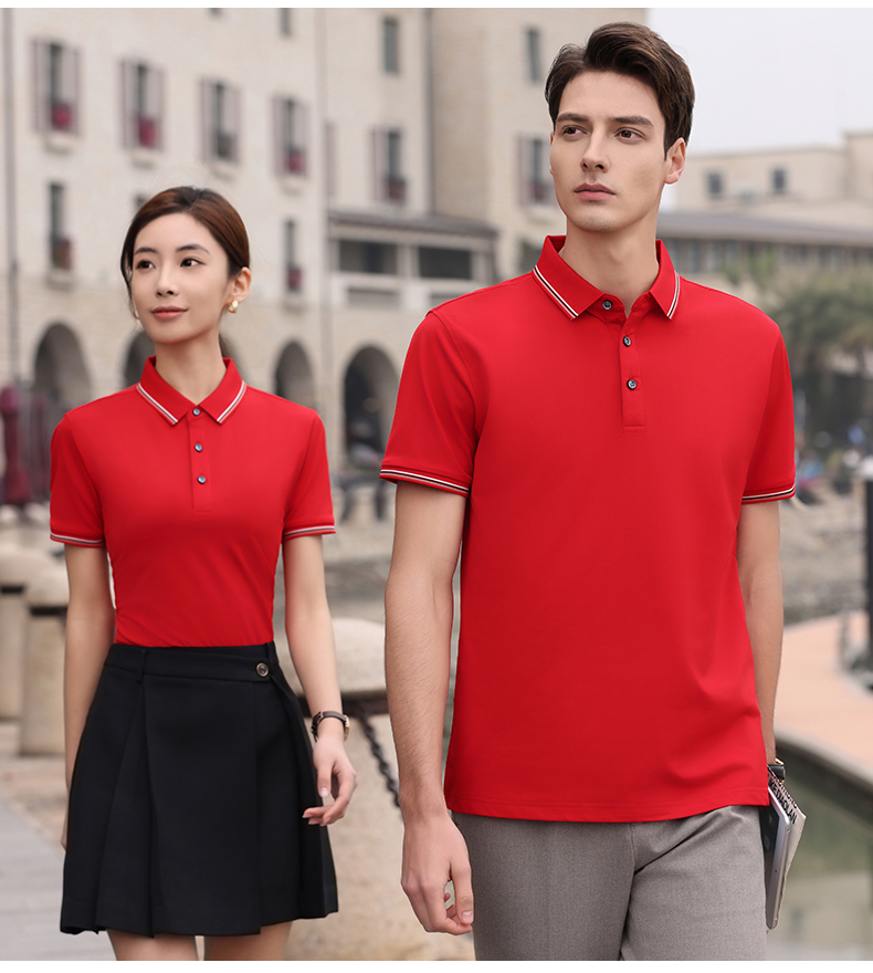 夏季短袖polo衫工作服定製T恤印logo班服定做文化衫工衣團建服diy-夏季工作服訂製 